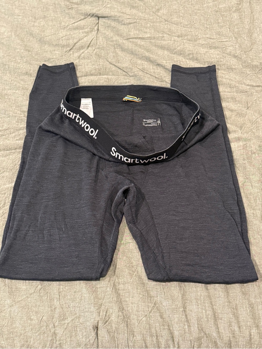 Smartwool Men’s Classic Merino Base Layer Bottoms - Dark Charcoal